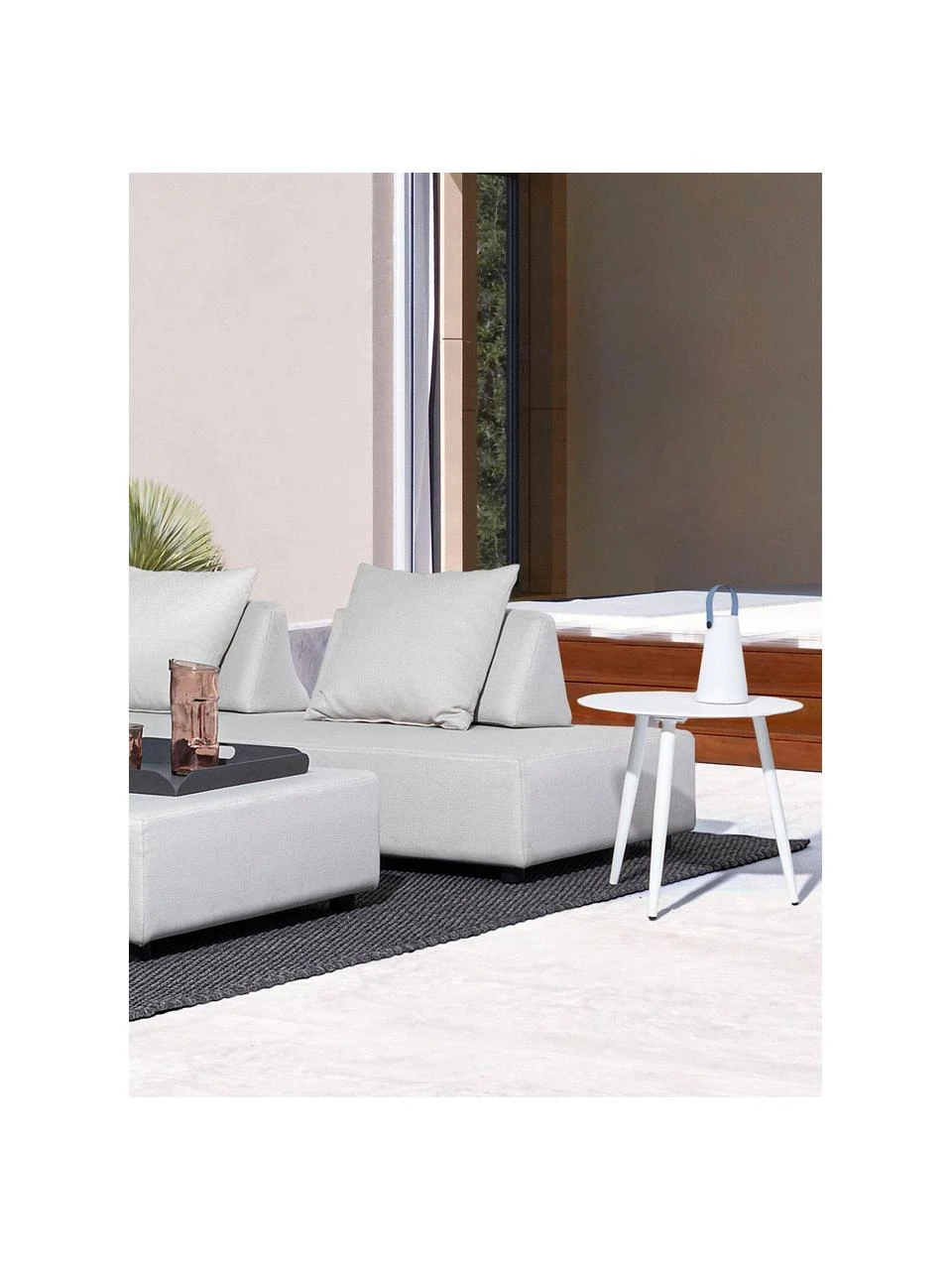 Bizzotto Table d'appoint de jardin ronde Ridley, Ø 50 x haut. 48 cm 4 Bizzotto Table d'appoint de jardin ronde Ridley, Ø 50 x haut. 48 cm – Image 2