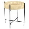 Table d'appoint en métal avec cannage Jaylee, Ø 38 x haut. 45 cm -Jardin Soldes Boutique Table dappoint en metal avec cannage Jaylee