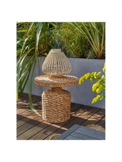 Bloomingville Table d'appoint ronde en rotin Camo, Ø 47 x haut. 47 cm -Jardin Soldes Boutique Table dappoint ronde en rotin Camo 4