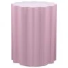 Kartell Table d'appoint ronde rose Colonna, Ø 35 x haut. 46 cm -Jardin Soldes Boutique Table dappoint ronde rose Colonna