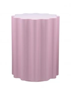 Kartell Table d'appoint ronde rose Colonna, Ø 35 x haut. 46 cm
