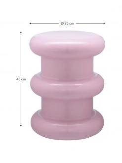 Kartell Table d'appoint ronde rose Pilastro, Ø 35 x haut. 46 cmSeulement 1 produit disponible -Jardin Soldes Boutique Table dappoint ronde rose Pilastro 2