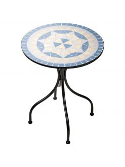 Table de balcon plateau céramique Palazzo, Ø 55 x haut. 71 cm