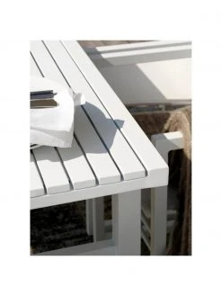 Brafab Table de jardin blanche Vevi, 160 x 90 cm, larg. 160 x prof. 90 cm -Jardin Soldes Boutique Table de jardin blanche Vevi 160 x 90 cm 5