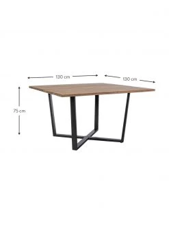 Bizzotto Table de jardin bois d'acacia Helsinki, 130x75 cm, larg. 130 x haut. 75 cm -Jardin Soldes Boutique Table de jardin bois dacacia Helsinki 130x75 cm 2