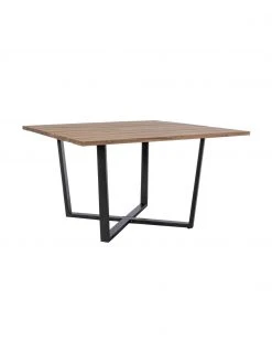 Bizzotto Table de jardin bois d'acacia Helsinki, 130x75 cm, larg. 130 x haut. 75 cm
