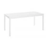 Table de jardin en bois blanc Rosenborg, 165x80 cm, larg. 165 x prof. 80 cm -Jardin Soldes Boutique Table de jardin en bois blanc Rosenborg 165x80 cm