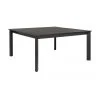 Bizzotto Table de jardin extensible anthracite Konnor, 110 - 160 x 160 cm, larg. de 110 à 160 x prof. 160 cm -Jardin Soldes Boutique Table de jardin extensible anthracite Konnor 110 160 x 160 cm