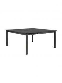Bizzotto Table de jardin extensible anthracite Konnor, 110 - 160 x 160 cm, larg. de 110 à 160 x prof. 160 cm -Jardin Soldes Boutique Table de jardin extensible anthracite Konnor 110 160 x 160 cm 4