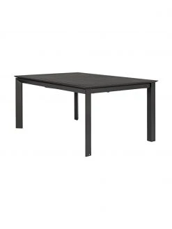 Bizzotto Table de jardin extensible anthracite Konnor, 110 - 160 x 160 cm, larg. de 110 à 160 x prof. 160 cm -Jardin Soldes Boutique Table de jardin extensible anthracite Konnor 110 160 x 160 cm 5