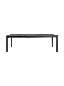 Bizzotto Table de jardin extensible anthracite Konnor, 160 - 240 x 100 cm, larg. de 160 à 240 x prof. 100 cm -Jardin Soldes Boutique Table de jardin extensible anthracite Konnor 160 240 x 100 cm 5