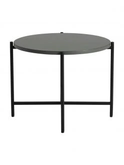 Table de jardin métal plateau en ciment Avisa, Ø 53 x haut. 40 cm -Jardin Soldes Boutique Table de jardin metal plateau en ciment Avisa 2