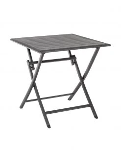 Bizzotto Table de jardin rabattable Elin, 70 x 70 cm, larg. 70 x prof. 70 cm