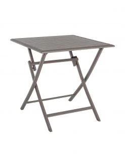 Bizzotto Table de jardin rabattable Elin, 70 x 70 cm, larg. 70 x prof. 70 cm