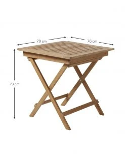 Table de jardin rabattable York, 70x70 cm, larg. 70 x haut. 73 cm -Jardin Soldes Boutique Table de jardin rabattable York 70x70 cm 2