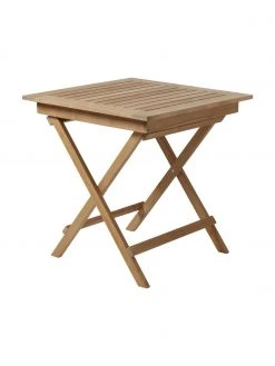 Table de jardin rabattable York, 70x70 cm, larg. 70 x haut. 73 cm