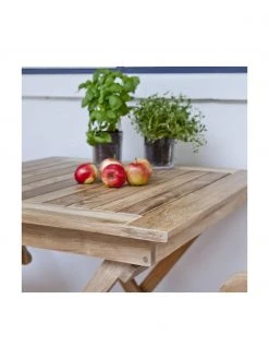Table de jardin rabattable York, 70x70 cm, larg. 70 x haut. 73 cm -Jardin Soldes Boutique Table de jardin rabattable York 70x70 cm 5