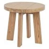 Bizzotto Table de jardin ronde en bois Bolivar, Ø 50 x haut. 45 cm