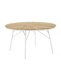 Table de jardin ronde en teck Hard & Ellen, de différentes tailles, Ø 110 x haut. 73 cm 13 Table de jardin ronde en teck Hard & Ellen, de différentes tailles, Ø 110 x haut. 73 cm -Jardin Soldes Boutique Table de jardin ronde en teck Hard and Ellen de differentes tailles 4
