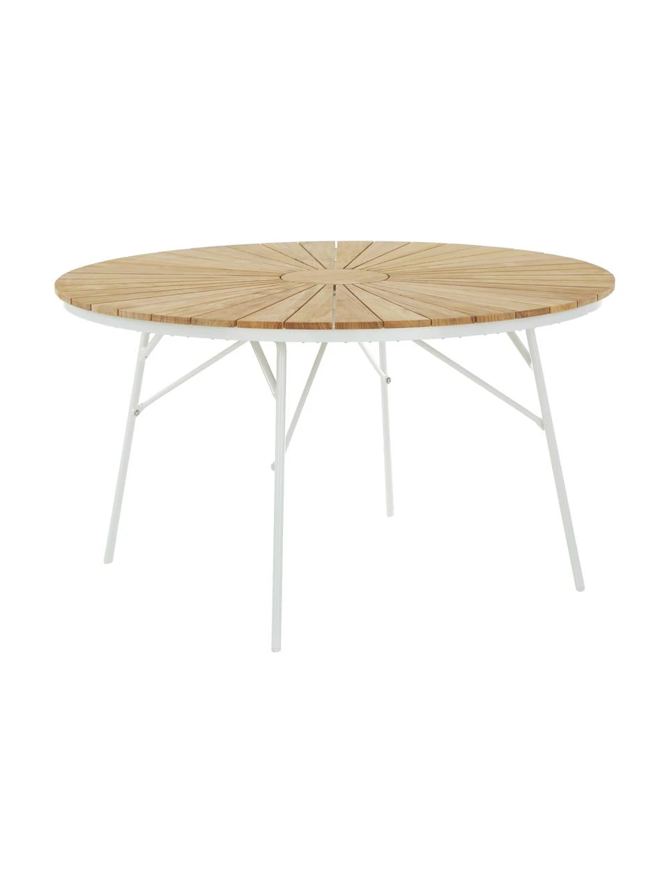 Table de jardin ronde en teck Hard & Ellen, de différentes tailles, Ø 110 x haut. 73 cm 8 Table de jardin ronde en teck Hard & Ellen, de différentes tailles, Ø 110 x haut. 73 cm – Image 6