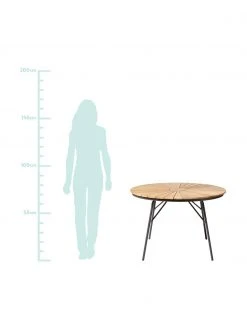 Table de jardin ronde en teck Hard & Ellen, tailles variées, Ø 110 x haut. 73 cmDisponibilité limitée 11 Table de jardin ronde en teck Hard & Ellen, tailles variées, Ø 110 x haut. 73 cmDisponibilité limitée -Jardin Soldes Boutique Table de jardin ronde en teck Hard and Ellen tailles variees 3