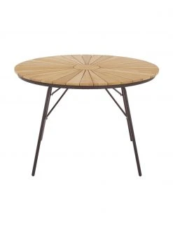 Table de jardin ronde en teck Hard & Ellen, tailles variées, Ø 110 x haut. 73 cmDisponibilité limitée 12 Table de jardin ronde en teck Hard & Ellen, tailles variées, Ø 110 x haut. 73 cmDisponibilité limitée -Jardin Soldes Boutique Table de jardin ronde en teck Hard and Ellen tailles variees 4