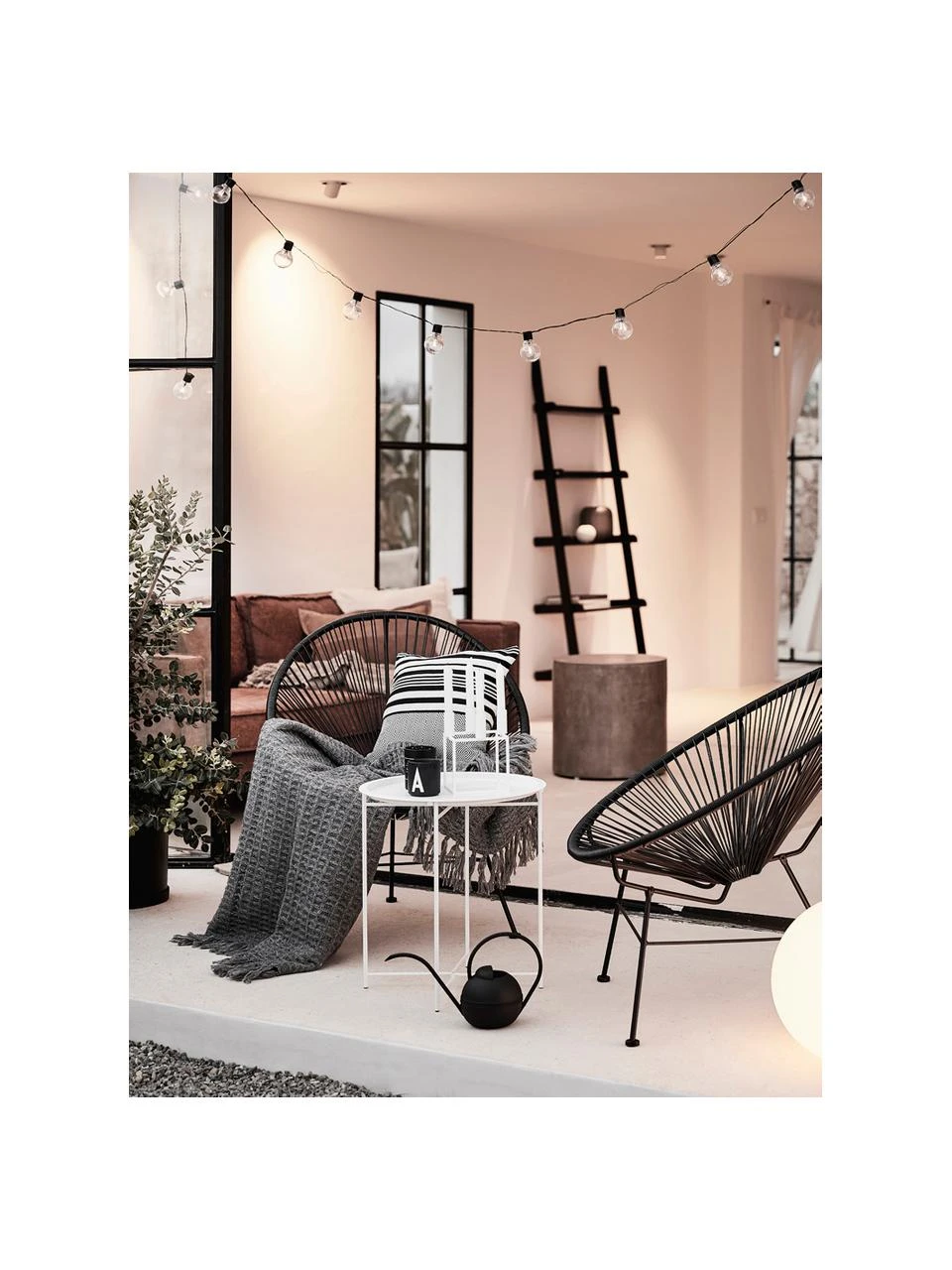 Brafab Table ronde en métal Sangro, Ø 46 x haut. 52 cm 4 Brafab Table ronde en métal Sangro, Ø 46 x haut. 52 cm – Image 2