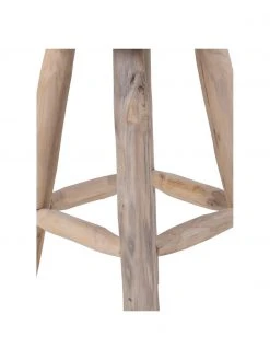 Tabouret bois de teck Badia, Ø 30 x haut. 45 cm -Jardin Soldes Boutique Tabouret bois de teck Badia 4