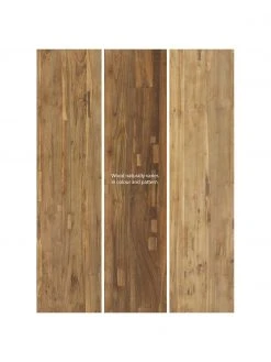 Tabouret bois de teck Lawas, larg. 50 x haut. 46 cm -Jardin Soldes Boutique Tabouret bois de teck Lawas 4