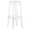 Kartell Tabouret de bar plexi Charles Ghost, Ø 46 x haut. 75 cm -Jardin Soldes Boutique Tabouret de bar plexi Charles Ghost