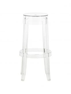 Kartell Tabouret de bar plexi Charles Ghost, Ø 46 x haut. 75 cm -Jardin Soldes Boutique Tabouret de bar plexi Charles Ghost 2