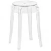 Kartell Tabouret plexi Charles Ghost, Ø 39 x haut. 46 cm -Jardin Soldes Boutique Tabouret plexi Charles Ghost