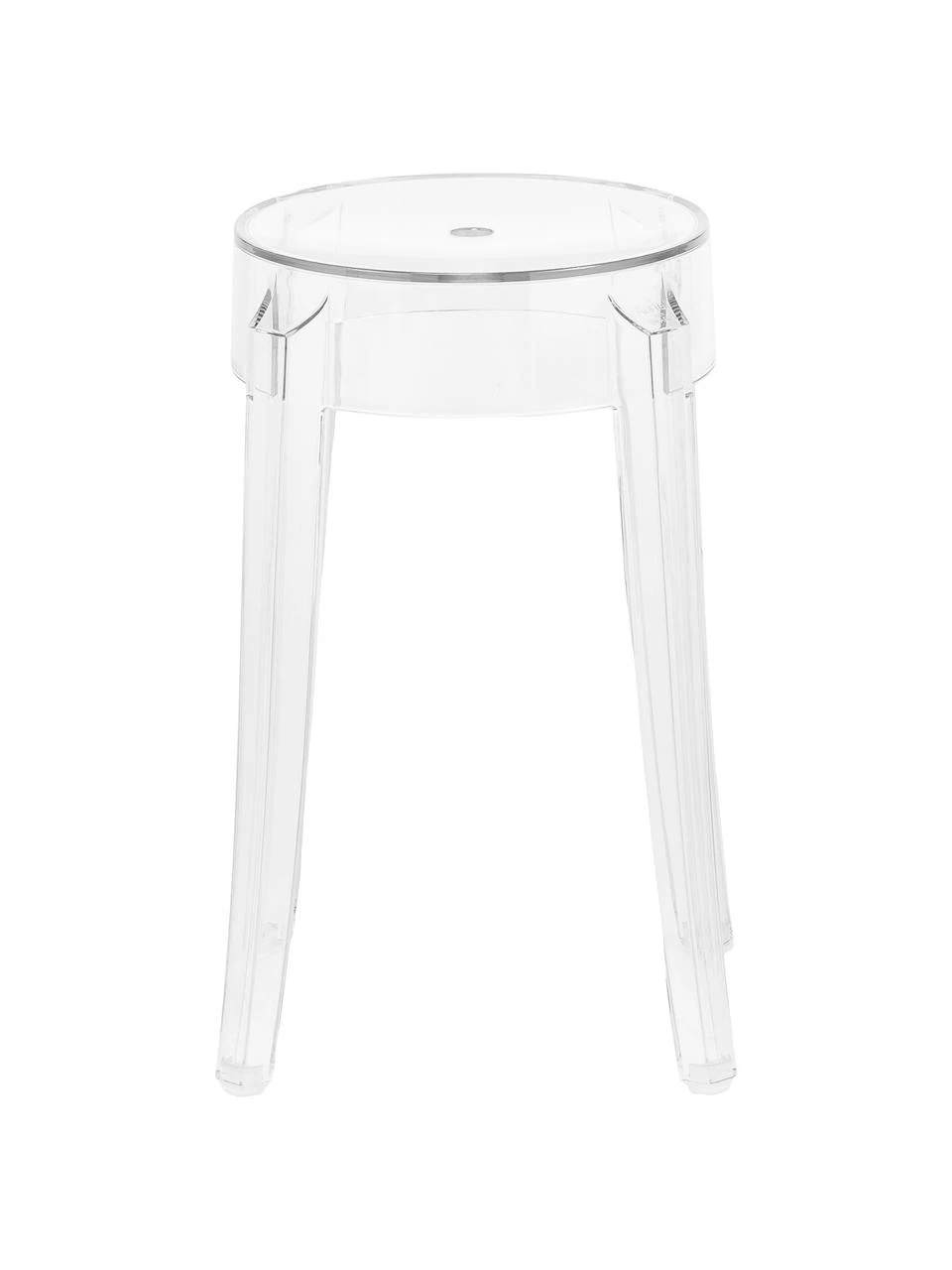 Kartell Tabouret plexi Charles Ghost, Ø 39 x haut. 46 cm 6 Kartell Tabouret plexi Charles Ghost, Ø 39 x haut. 46 cm – Image 4