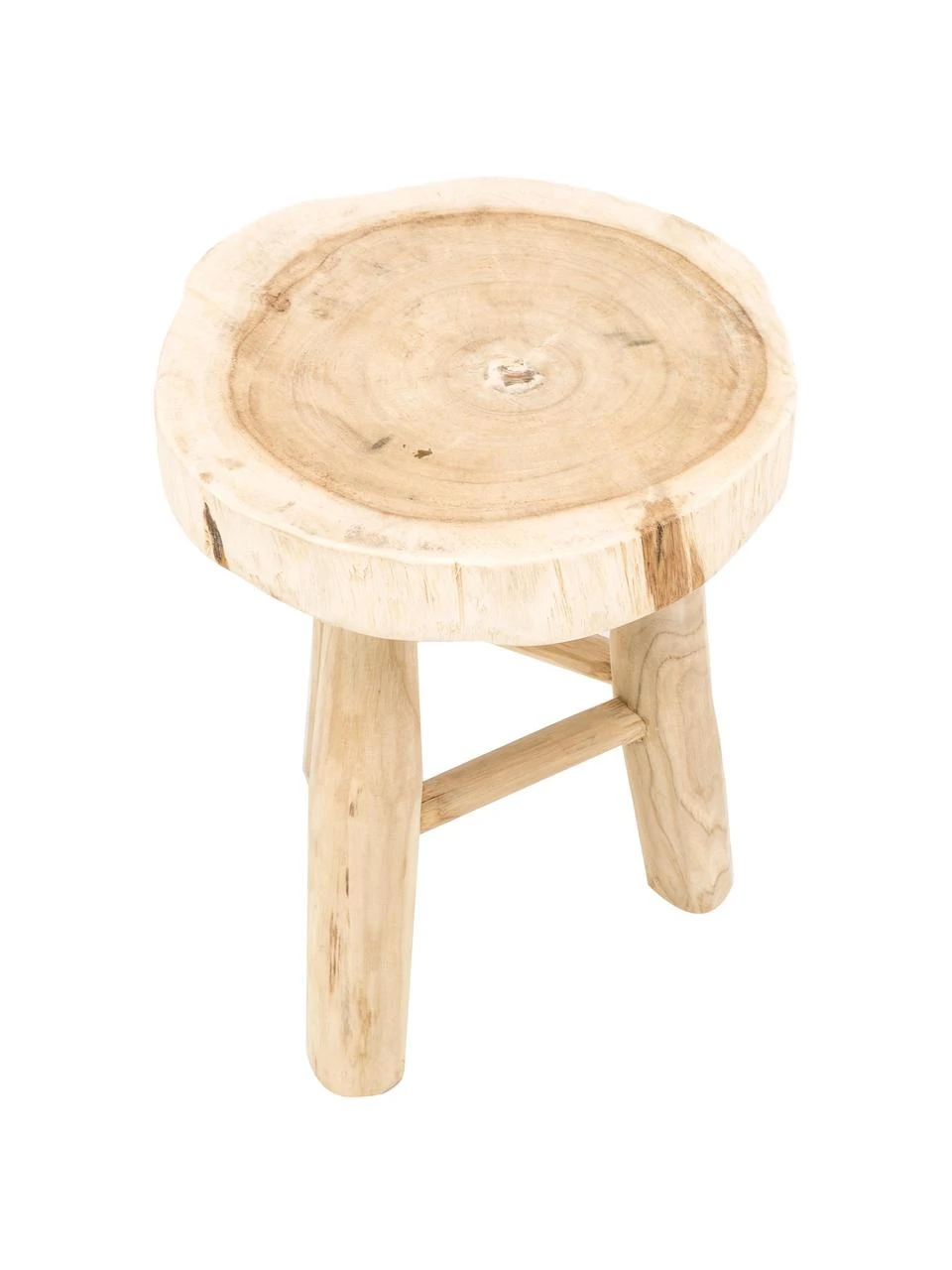 Tabouret rond bois de mungur Beachside, Ø 40 cm x haut. 50 cm 7 Tabouret rond bois de mungur Beachside, Ø 40 cm x haut. 50 cm – Image 5