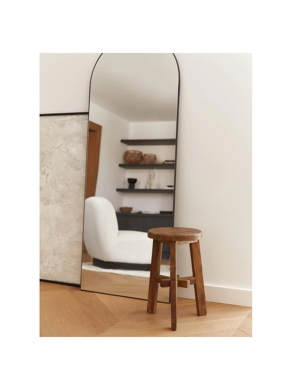 Westwing Collection Tabouret teck Dingklik, Ø 35 x haut. 50 cm 4 Westwing Collection Tabouret teck Dingklik, Ø 35 x haut. 50 cm – Image 2