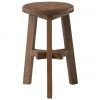 Westwing Collection Tabouret teck Dingklik, Ø 35 x haut. 50 cm -Jardin Soldes Boutique Tabouret teck Dingklik