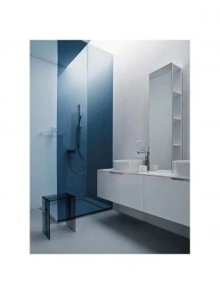 Kartell Tabouret/table d'appoint bleu Max-Beam, larg. 33 x haut. 47 cm -Jardin Soldes Boutique Tabourettable dappoint bleu Max Beam 5