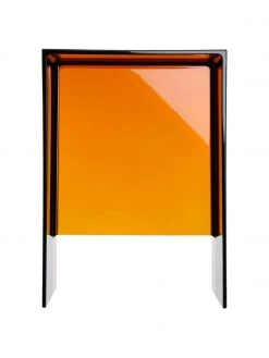 Kartell Tabouret/table d'appoint orange Max-Beam, larg. 33 x haut. 47 cm -Jardin Soldes Boutique Tabourettable dappoint orange Max Beam 3