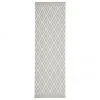 Westwing Collection Tapis de couloir outdoor gris/blanc Miami, larg. 80 x long. 250 cm -Jardin Soldes Boutique Tapis de couloir outdoor grisblanc Miami