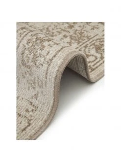 Westwing Collection Tapis d'entrée beige extérieur / intérieur style vintage Dana, larg. 80 x long. 200 cm -Jardin Soldes Boutique Tapis dentree beige exterieur interieur style vintage Dana 3