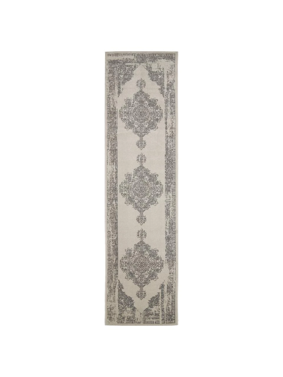 Westwing Collection Tapis d'entrée gris extérieur / intérieur style vintage Dana, larg. 80 x long. 300 cm 3 Westwing Collection Tapis d'entrée gris extérieur / intérieur style vintage Dana, larg. 80 x long. 300 cm