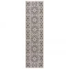 Benuta Tapis d'entrée intérieur extérieur motif floral River, larg. 70 x long. 240 cm -Jardin Soldes Boutique Tapis dentree interieur exterieur motif floral River