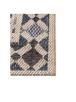 Benuta Tapis d'entrée intérieur extérieur motif floral River, larg. 70 x long. 240 cm -Jardin Soldes Boutique Tapis dentree interieur exterieur motif floral River 2