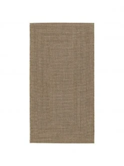 Westwing Collection Tapis d'extérieur beige Liza, larg. 80 x long. 150 cm (taille XS)