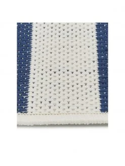 Westwing Collection Tapis d'extérieur bleu à jeu de rayures Axa, larg. 200 x long. 290 cm (taille L) -Jardin Soldes Boutique Tapis dexterieur bleu a jeu de rayures Axa 2