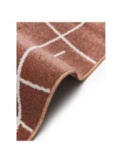 Westwing Collection Tapis d'extérieur couleur rouille Lillyan, larg. 80 x long. 200 cm -Jardin Soldes Boutique Tapis dexterieur couleur rouille Lillyan 2