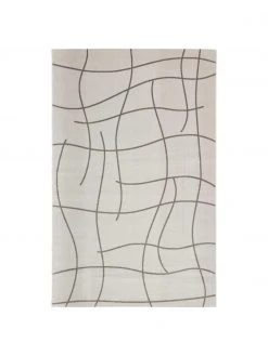 Westwing Collection Tapis d'extérieur crème Lillyan, larg. 200 x long. 300 cm (taille L)