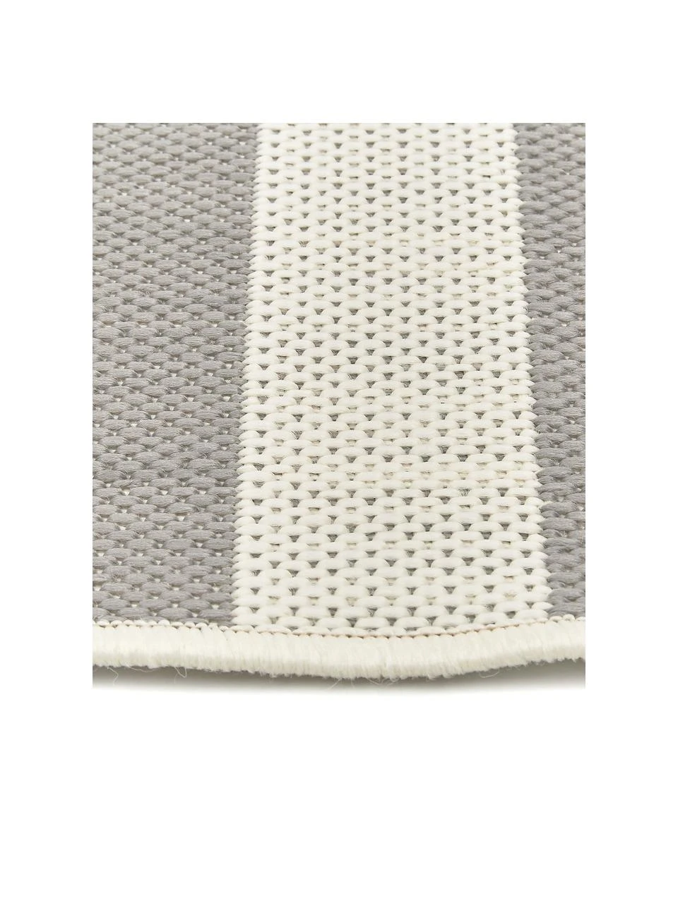 Westwing Collection Tapis d'extérieur gris à jeu de rayures Axa, larg. 80 x long. 250 cm 5 Westwing Collection Tapis d'extérieur gris à jeu de rayures Axa, larg. 80 x long. 250 cm – Image 3