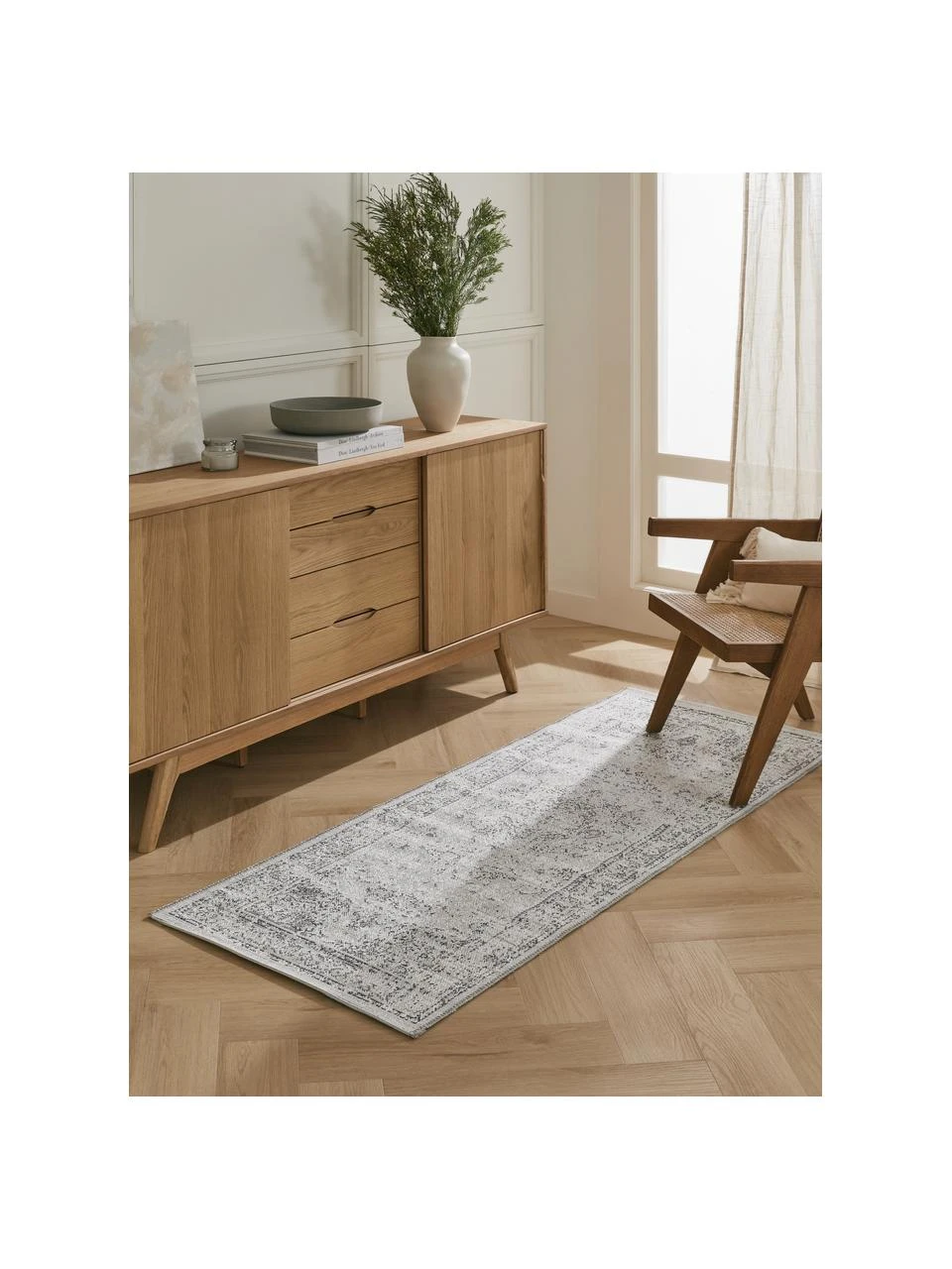 Tapis d'extérieur gris crème Cenon, larg. 77 x long. 200 cm 4 Tapis d'extérieur gris crème Cenon, larg. 77 x long. 200 cm – Image 2