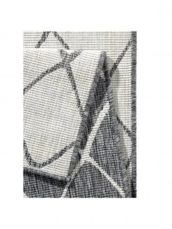 Tapis d'extérieur gris crème Malaga, larg. 80 x long. 250 cm -Jardin Soldes Boutique Tapis dexterieur gris creme Malaga 11